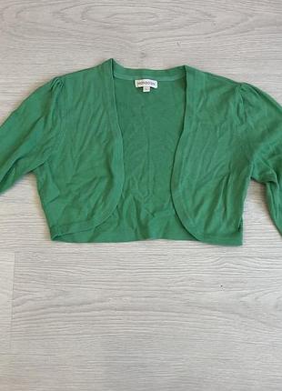 Зелене трикотажне болеро monsoon, l