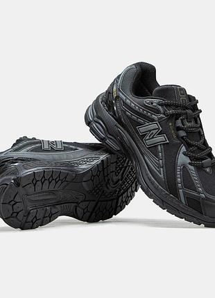 Мужские кроссовки new balance 1906r gore-tex cordura black, черные водонепроницаемые демисезонные размер 41 42 43 44 45 46