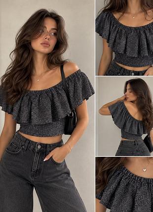 Жіночий блискучий топ boohoo