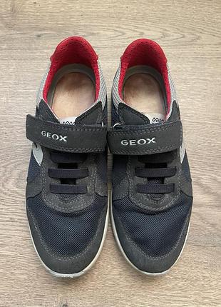 Кросівки для хлопчика geox шкіряні на липучках