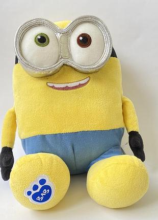 Новпя мягкая игрушка оригинальный миньон боб build-a-bear workshop (гадкий я / миньоны миньон нова мʼяка плюшева іграшка міньон