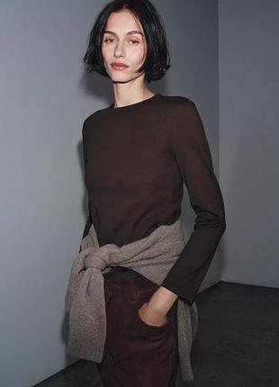 Лонг лонгслів реглан zara