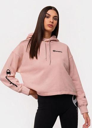Розовый худи champion • свитшот