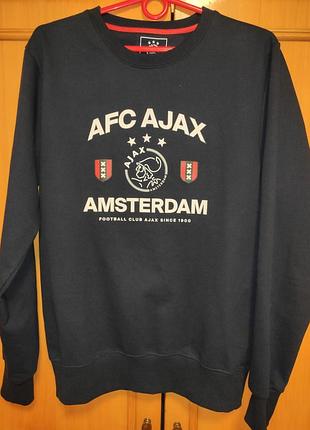 Новая сток оригинал фирменная кофта батник реглан толстовка футбольная afc ajax amsterdam -м.