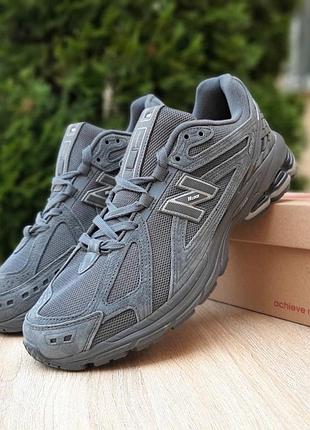 Чоловічі якісні та стильні кросівки new balance 1906d protection pack reflection великани темно-сірі