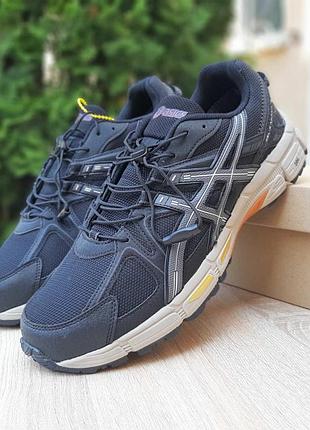 Чоловічі якісні та стильні кросівки asics gel kahana 8 великани чорні з сірим❄️зима