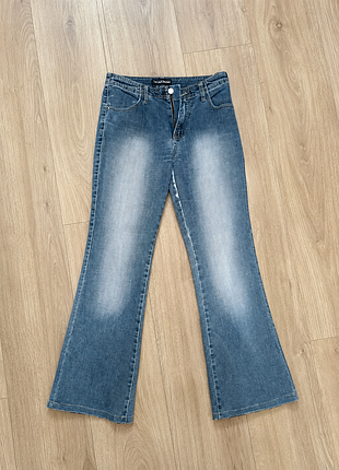 Жіночі джинси yujuejeans кльош блакитні розмір m