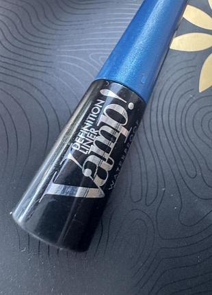 Підводка для очей pupa vamp! definition liner waterproof у відтінку 003 deep blue