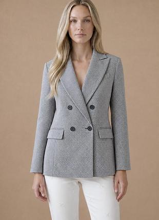 Жіночий вовняний двобортний жакет karen millen