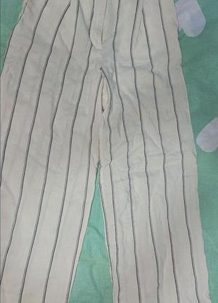 Брюки в полоску от massimo dutti
