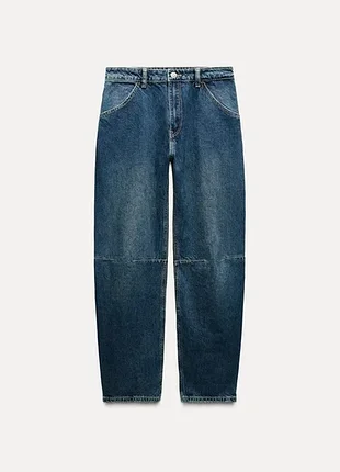 Zara бомбезні джинси р.38
