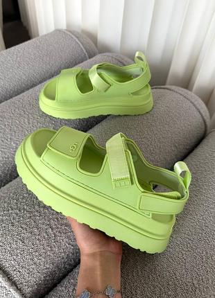 Ugg goldenglow sandals light green