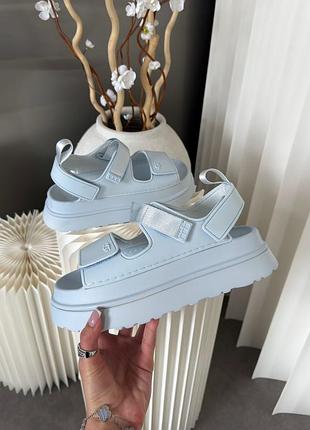 Ugg goldenglow sandals blue/white