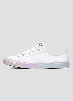 Кеди жіночі converse chuck taylor all star 🇺🇸 білі низькі 37,5 розмір