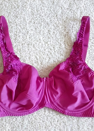 Кружевной на косточках 💖 damart 👙 бюстгальтер мягкая чашка 🌺 чашка c d 80e малиновый