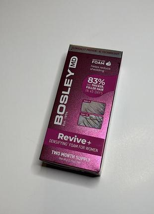 Bosleymd піна для зміцнення волосся проти випадіння women’s revive+ densifying treatment foam, 60 г ю