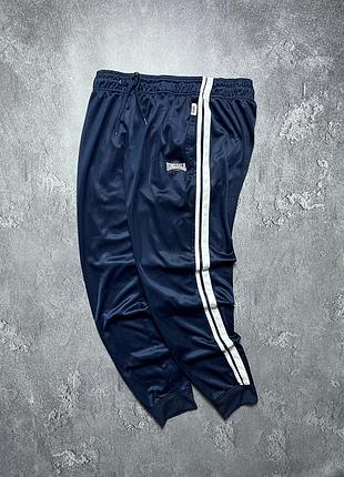Vintage винтажные спортивные штаны lonsdale лонсдейл big logo lampas на лампасах size l размер л