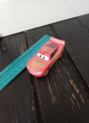 Металева машинка блискавка макквін lightning mcqueen від mattel молния тачки