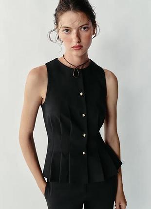 Жилет жіночий чорний zara new