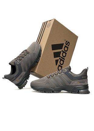 Adidas marathon brown grey 2