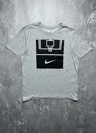 Vintage винтажная футболка nike найк big logo size l размер л