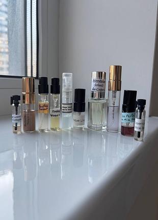 Набор отливантов (diptyque, bottega veneta, martine micallef, zoologyst и др)