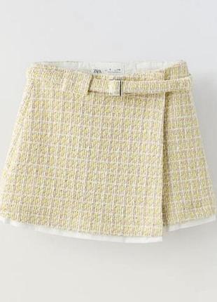 Твідова спідниця/юбка zara у розмірі 9-10 років.