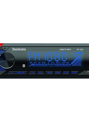 Автомагнітола fantom fp-325 (black/multicolor))/usb/sd/4x45w/живлення 24 вольта!