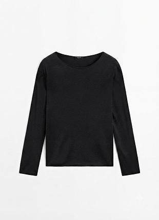 Лонгслив massimo dutti с шерстью s