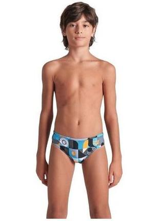 Плавки-сліпи для хлопчиків arena wallpaper swim briefs
