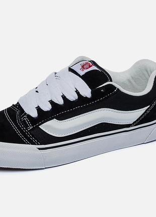 Vаns knu skool black white 4