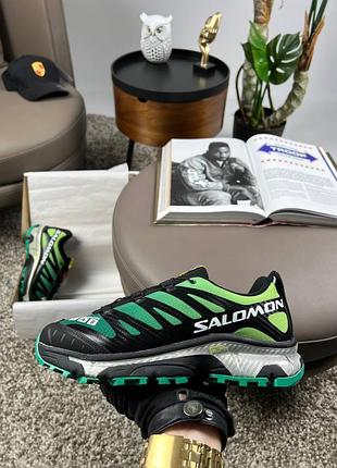 Salomon xt-4 carbon black green silver