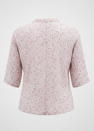 🌸 легкая хлопковая рубашка benetton в милый цветочек – суперстан! 🌸 8