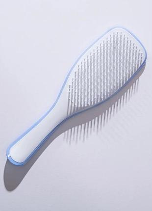 Щітка для волосся hair comb wet detangling hair brush blue-white