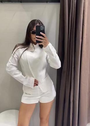 🥥 жакет с рами от zara