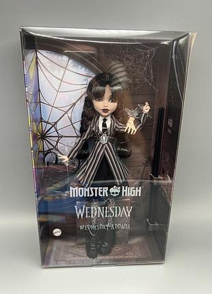 Лялька монстер хай венздей monster high wednesday addams (hxj04)