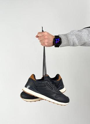 Reebok classic leather grey brown 3