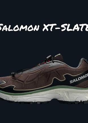 Salomon xt-slate brown 5
