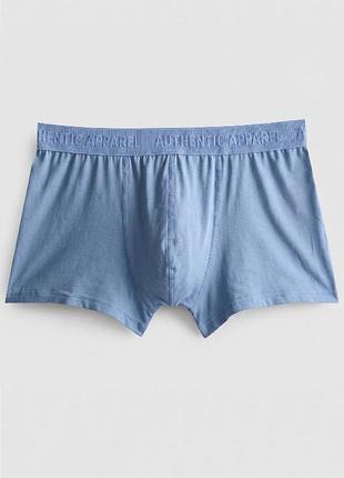Боксеры мужские трусы primark модал/хлопок голубые xl