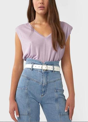 Stradivarius m блуза вискоза