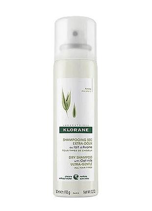 Сухий шампунь для всіх типів волосся klorane avoine dry shampoo with oat milk 150 мл