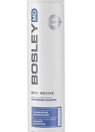 Поживний шампунь для стоншеного нефарбованого волосся bos revive bosley 300 мл