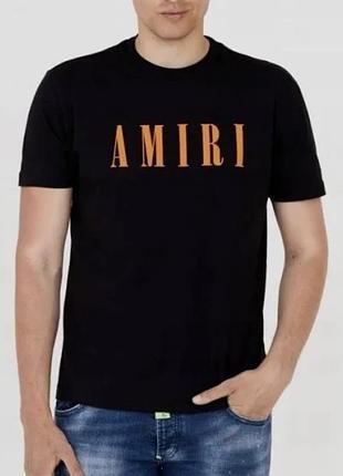 Мужская футболка amiri черная амири
