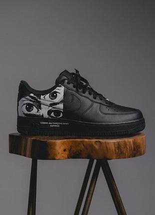 Nike air force 1 low х comme des garçons supreme black