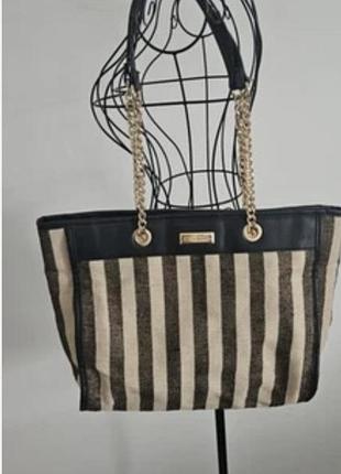 Сумка -тоут cervela sorrento raffia в полоску