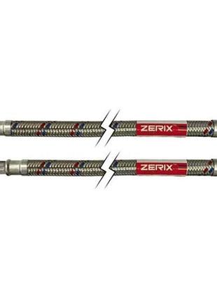 Шланг для воды нерж.обплетка m10х1/2 100 см 2 шт zx1576 тм zerix