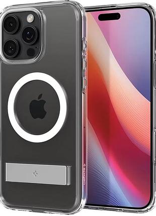 Защитный чехол spigen ultra hybrid s magfit для apple iphone 16 pro, magsafe, с подставкой