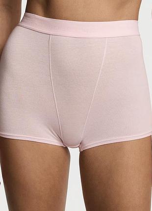 Victoria’s secret logo cotton high-waist boyshort panty