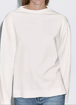 Лонгслив massimo dutti_100 % коттон 3