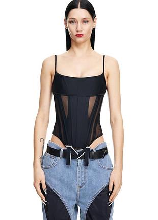 Корсет mugler x h&m